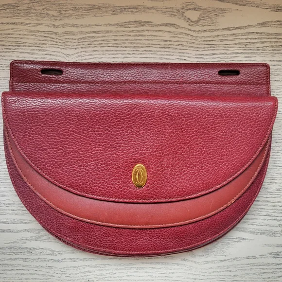 Vintage Cartier Double Flap Crossbody Bag - Picture 2 of 16